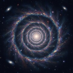 Cosmic Labyrinth A labyrinth of stars and cosmic dust