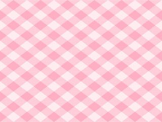 Soft pink gingham check seamless pattern, cute and minimal design for fabric, wrapping paper, backgrounds and Valentine-themed creative projects.