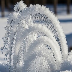 Frozen Droplet Fountain Plume Cluster A group of majestic curved