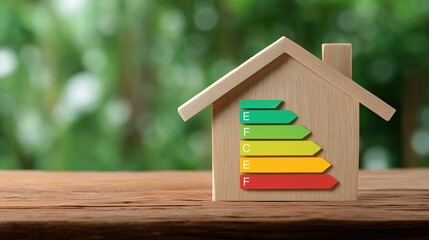 The Concept of Measuring a House's Energy Consumption with a Clear, Easy-to-Understand Meter.