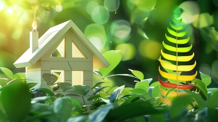 A Sustainable Future Starts at Home: The Concept of a Low-Energy Ecological House.