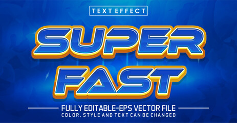 Super fast font Text effect editable