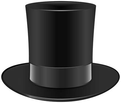 black tall hat