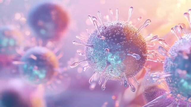 Virus causing global pandemic disease spreading