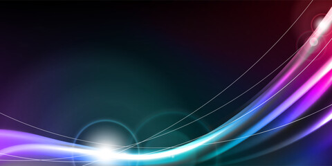 Abstract background colorful waves. Technology background, abstract multicolor background with motion blur. Basic RGB