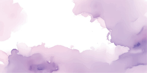 Watercolor Lavender Garden Scene with Soft Purple Blooms, Misty Petal Washes and Calm Spring Atmosphere for Invitations, Packaging and Aesthetic Floral Artwork