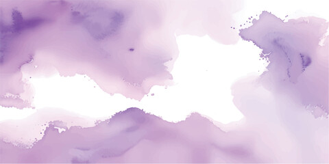 Elegant Watercolor Lavender Field Background with Soft Purple Florals, Smooth Brush Strokes and Light Pastel Atmosphere for Wedding Invitations and Luxury Natural Branding Designs