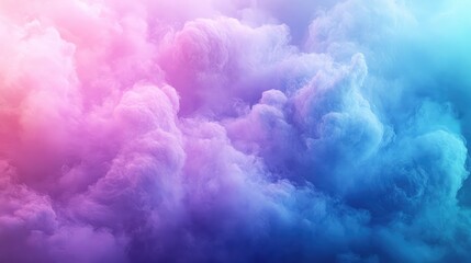 Fototapeta premium Abstract clouds forming a colorful pink purple blue gradient