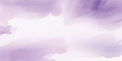 Watercolor Lavender Meadow with Light Purple Blossoms, Soft Brush Strokes and Serene Spring Floral Atmosphere for Elegant Invitations, Packaging and Branding Design”