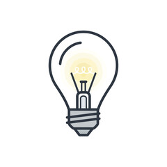 light bulb vector illustration