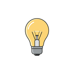 light bulb vector illustration