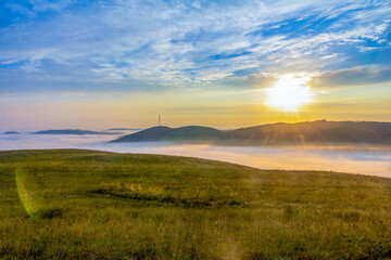 Karamurun-tau is a picturesque mountain range of the Orenburg region.
