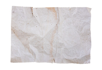 old crumpled paper
