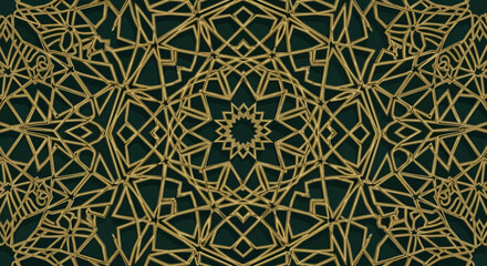 seamless pattern with floral ornament