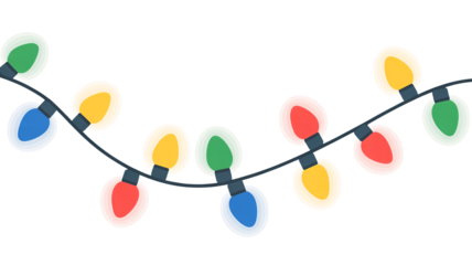 Vibrant string lights illuminate festive celebrations creating joyful ambiance