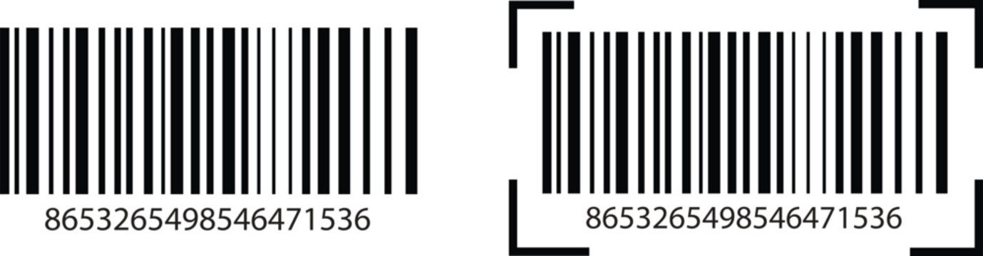 Damaged barcodes, crumpled QR code labels, product ID stickers with torn edges. Serial number badges, inventory barcode with peeling corner, pricing tags, ripped off package tracking codes vector set 