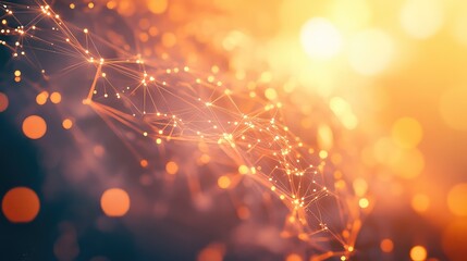 Digital network connections forming abstract data grid