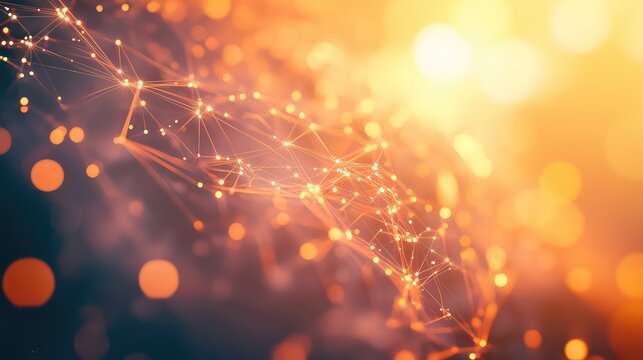 Digital network connections forming abstract data grid