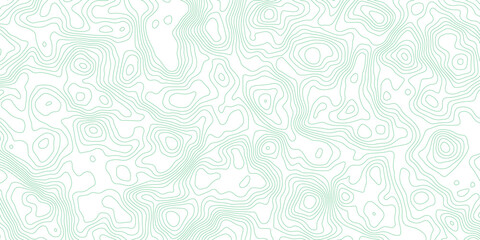 Abstract contour line pattern on a white background seamless design