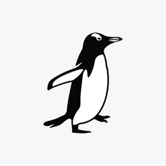Naklejka premium Penguin, bird icon