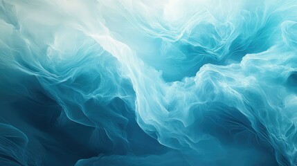 Fototapeta premium Flowing blue smoke vapor abstract background texture