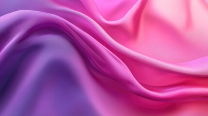 Obraz premium Flowing pink purple silk fabric texture background