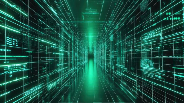 Data tunnel transporting digital information through network