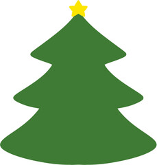 Christmas tree illust 