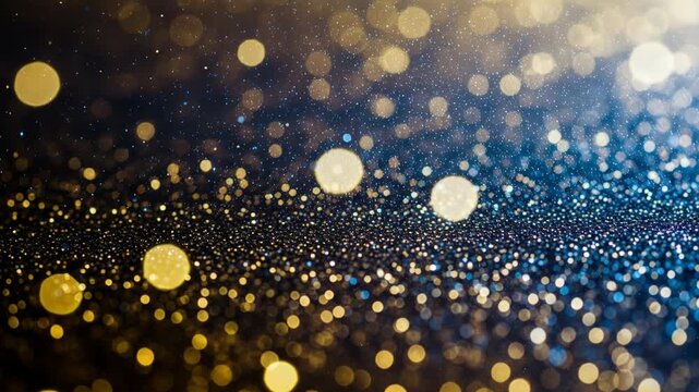 Background of abstract glitter lights bokeh blured de focused. banner background on glamour, star, mystical