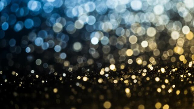 Background of abstract glitter lights bokeh blured de focused. banner background on galaxy, smooth, disco