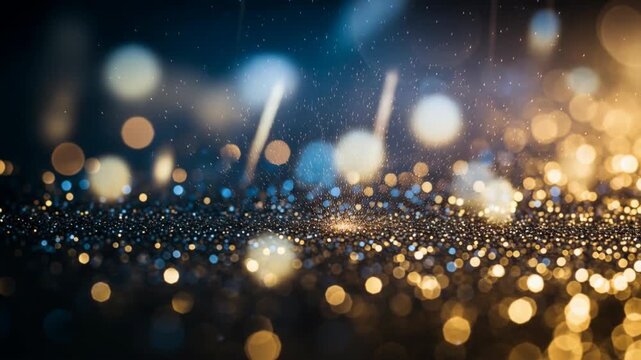 Background of abstract glitter lights bokeh blured de focused. banner background on fantasy, blink, gem