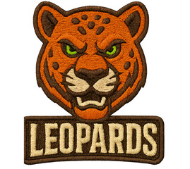 Fierce leopard emblems roaring with team spirit and modern athletic design for sports branding and apparel.