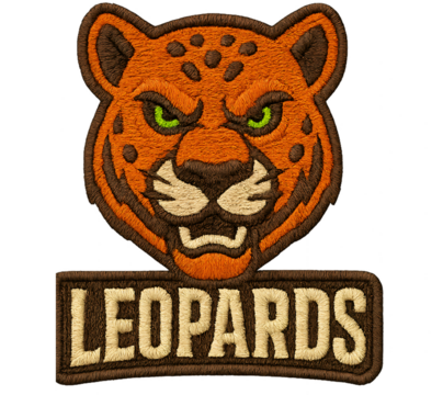 Fierce leopard emblems roaring with team spirit and modern athletic design for sports branding and apparel. - Powered by Adobe