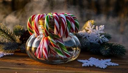 Wrapped Candy Canes