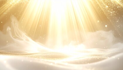 Radiant Light in the Heavens A Glowing Celestial Scene