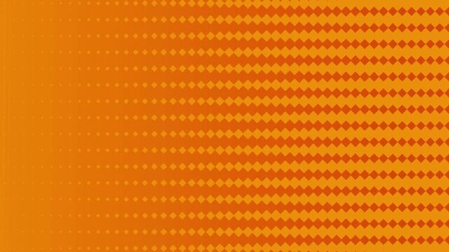 Vibrant Orange Diamond Pattern Loop Animation for Dynamic Backgrounds and Overlays