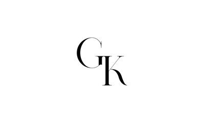 GK initial letters, GK monogram logo