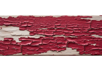 Discover the rich texture of weathered wood with peeling red paint, perfect for creating rustic or distressed design elements.