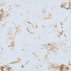 Abstract Rose Gold Splatter on Light Textured Surface