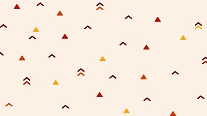 Dynamic Gradient Triangles Loop: Warm Orange and Brown Abstract Motion Background for Professional Presentations