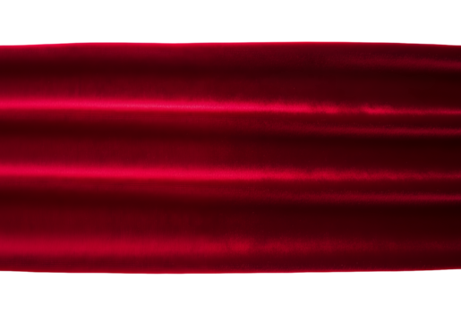 Luxurious deep red satin fabric with elegant horizontal folds and subtle shimmering highlights, perfect for fashion, design, or festive celebrations.