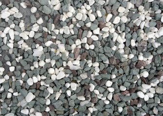 玉砂利　石の造形