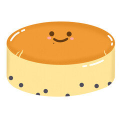 Kawaii Cheesecake with Raisins
