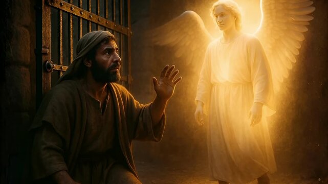 Peter Rescued from Prison by an Angel