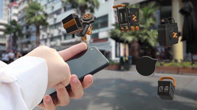 E-commerce AI data analyze, online shopping, marketing commerce sale, website advertising promotion banking payment digital marketing strategy and goals, digital search engine SEO social media ads - Powered by Adobe