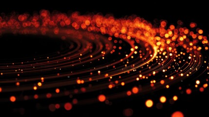 Digital data flowing stream abstract technology background