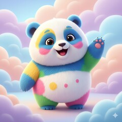 Fototapeta premium teddy bear with heart