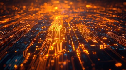 Blazing circuit processing digital data connecting global network