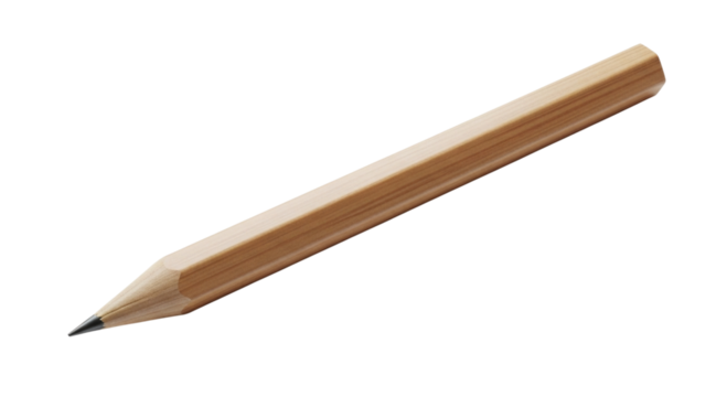 Wooden pencil transparent background cutout png