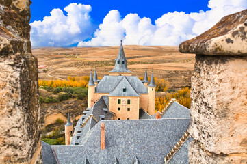 世界遺産・セゴビアのアルカサル城の絶景